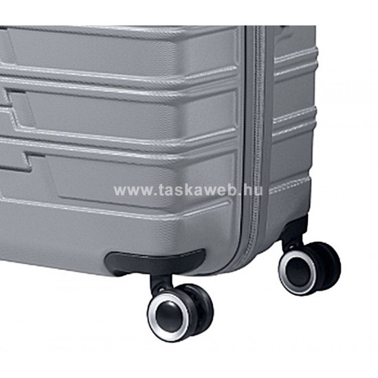 American Tourister ACTIVAIR négykerekű ezüst közepes bőrönd