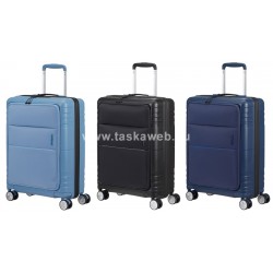 American Tourister HELLO CABIN négykerekű hibrid, laptoptartós, USB-s kabinbőrönd 139224
