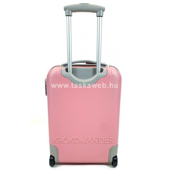KROKOMANDER kétkerekű, kék-rózsaszín 2db-os kabinbőrönd szett  KR1002