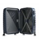 American Tourister ACTIVAIR négykerekű sötétkék közepes bőrönd