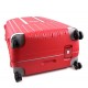Samsonite S'CURE négykerekű piros csatos nagy  bőrönd  75cm 49308-1235