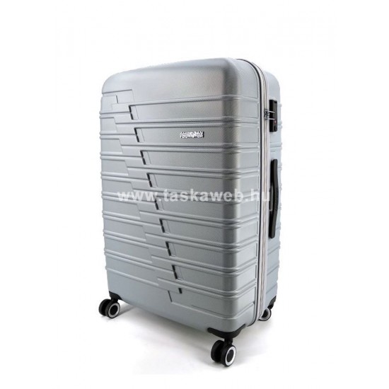 American Tourister ACTIVAIR négykerekű ezüst S,M bőrönd szett-2db