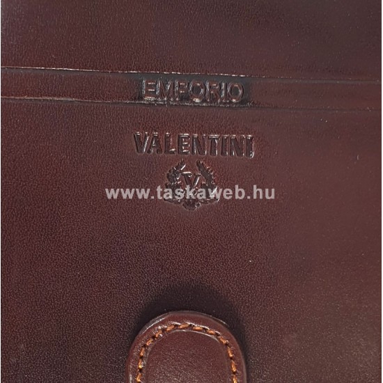 Valentini barna, lapozható, lepatentolható válaszfalas bőr pénztárca 5631054